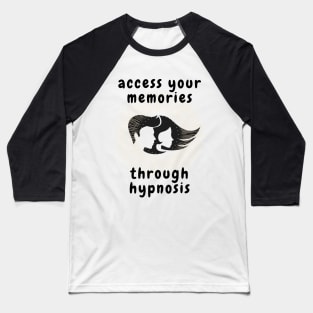 Accessing memories white Baseball T-Shirt